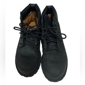 Black Timberland Size 11  Premium Little Kids Boots A4125, Pre Owned